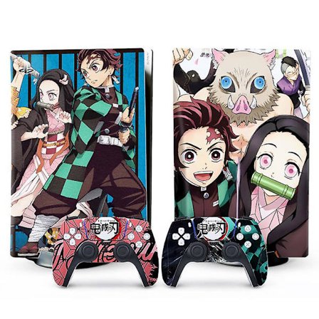 Playstation 5 Ps5 Konsolin Tarra Levyt Ohjaimet Demon Slayer Tarra Peite Koriste