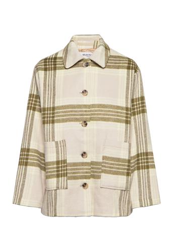 Slfnikita Check Shirt Jacket W Patterned Selected Femme