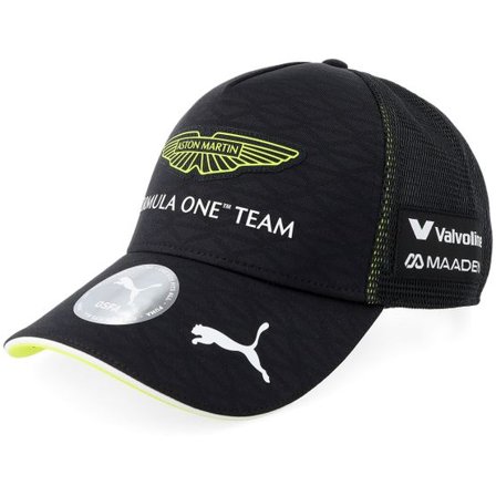 Formula One - Motor Svart trucker Keps - Aston Martin F1 26 Stroll Black A-frame Trucker @ Hatstore