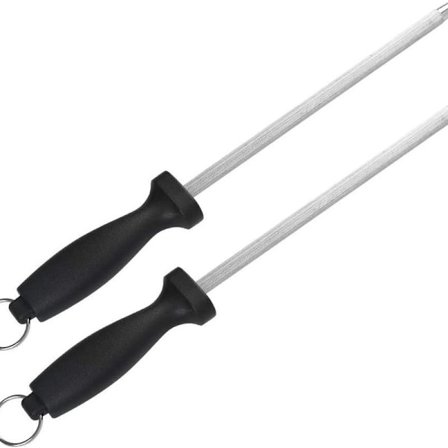 29,5 cm teroituspuikko, ammattimainen timanttiteroituspuikko, musta