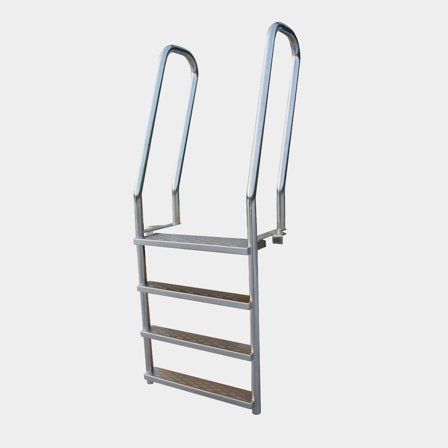 Dock ladder Skeppshultstegen Sandvik, acid-resistant stainless steel, 4 steps, 171 cm, 47.5 cm