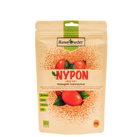 Rawpowder Ekologiskt Nyponpulver 300 g