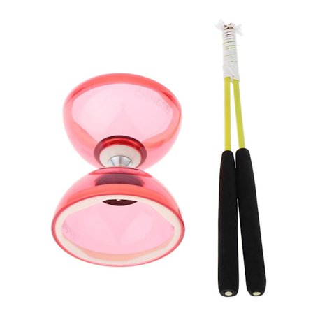 1/2/3/5 Jongleringsleksaker Trippelkullager Diabolo 12cm Med Handstickor & [DmS]