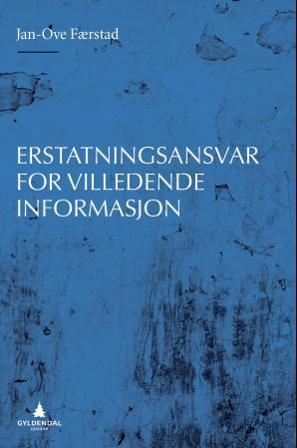 Erstatningsansvar for villedende informasjon - Bok av Jan-Ove Færstad - Hardback