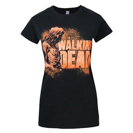The Walking Dead Dam/Damer Zombies T-shirt L Svart