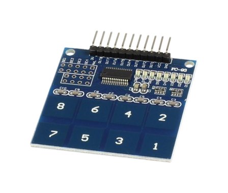 ALLNET 4duino 8 channel Capacitive Touch Button Switch Board