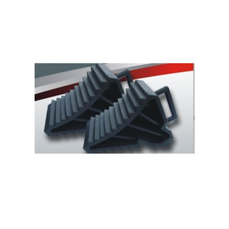 Stycken Plast Hjulstopp med Handtag - Bromsklossar - för Bil, Släpvagn, Husvagn, Husbil