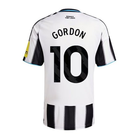 2025 Newcastle Hjemme Fans Fotballdrakt for Barn med Sokker Nr 10 Gordon, Nr 14 Isak, Nr 39 Guimarães