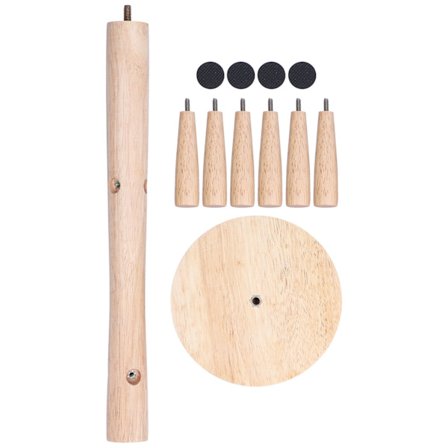 Tykk, slitesterk, rustsikker og multifunksjonell kaffekoppholder i tre for hjemmekontor og hotell