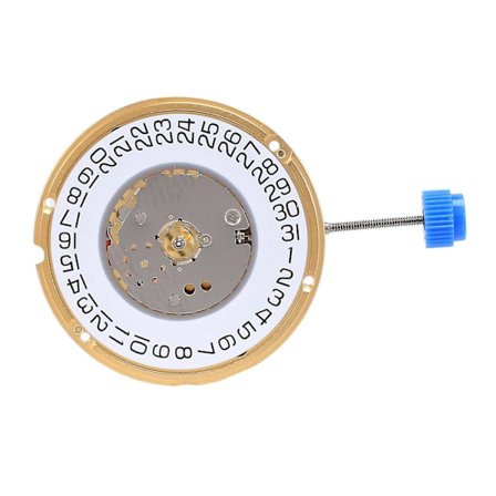 For Eta F05.115 Dato Klokken 3' Kvarts Urverk 3 Pin Urverk Med Justerbar Stamme & Ingen Batteri Re
