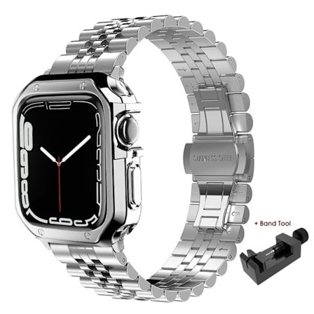 Ohut Metallihihna Yhteensopiva Apple Watch -hihnan kanssa 41 mm 41 mm 38 mm Naisille, Ruostumattomasta Teräksestä Valmistettu Apple Watch -hihnan 