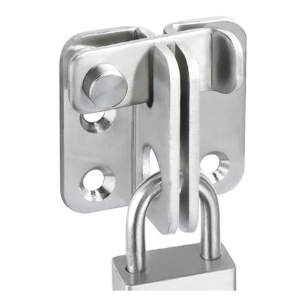 Skjutdörrlås Hänglås Hasp Dörrlås Spänne Lås Anti-