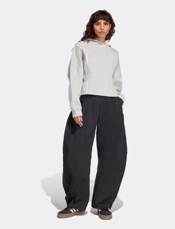 adidas Originals 3 Stripes Hoody - White - L