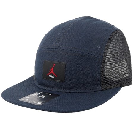 Jordan - "Fly Cap Jumpman Midnight Navy/Gym Red 5-panel " 5panel Blue Cap - @ Hatstore