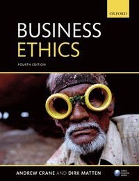 Business Ethics, ISBN: 9780199697311