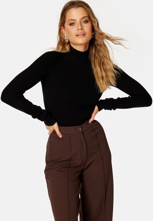 BUBBLEROOM Sami turtleneck top Black Klær