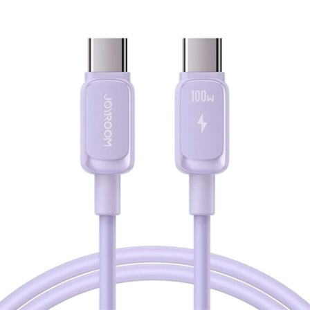Joyroom Color Series USB-C - USB-C Kabel 100W, 1.2m - Lila