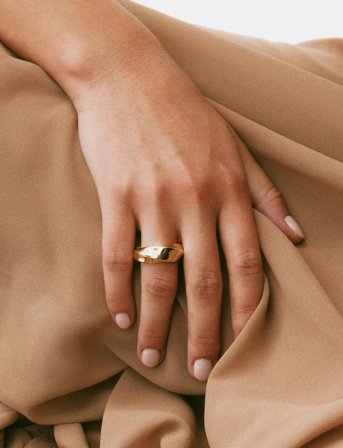 Edblad Helix Ring Gold - Gold - M/17.5MM