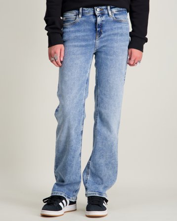 Calvin Klein HR WIDE LEG OCEAN BLUE DENIM Blau Jeans Mädchen - Kids Brand Store