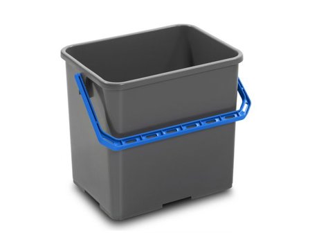 NORDEX Hink med blått handtag grå 6l - Lyreco - Städ och hygien - Städredskap - Hinkar och tillbehör
