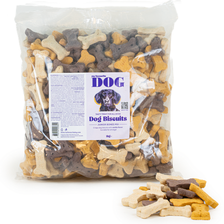 My favourite DOG - Hundekjeks Junior bein 1 kg - Hund - Hundegodbiter & tyggebein - Belønningsgodbiter for hund - ZOO.no