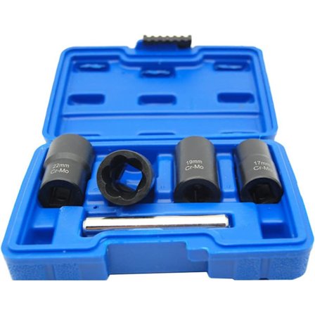 1 Sett med 5 stk Skadde Bolt Ekstraktor Mutter Sokkel Broken Ekstraktor