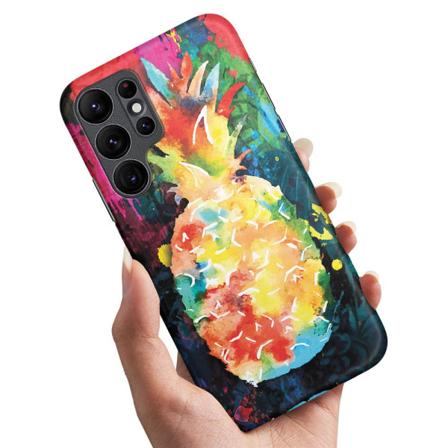 Samsung Galaxy S22 Ultra - Kuoret/Suojakuori Sateenkaari Ananas Multicolor