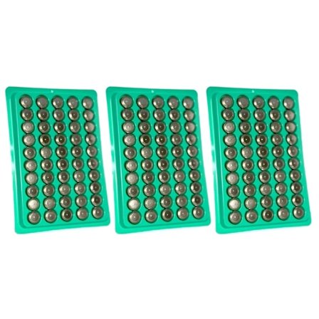50/100/150 st LR44 AG13 140mAh Cell Coin Watch Battery L1154 357 SR44 1.5V Alkaliska Knappbatterier Lämpliga för klockor