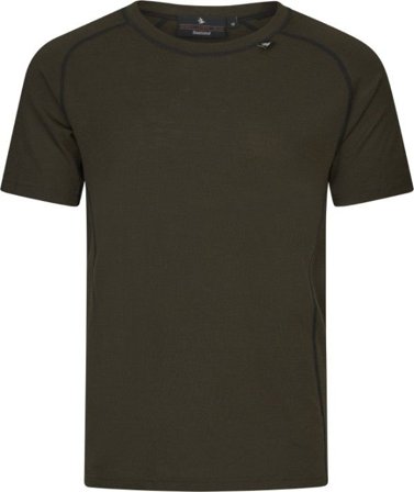 Seeland Apex Merino T-Shirt Pine Green - Undertøysgensere