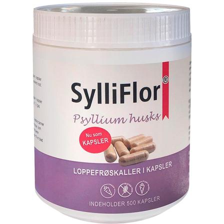 SylliFlor Psyllium Husks 500 kaps., Helse & Madvarer, Ingredienser, Loppefrøskaller