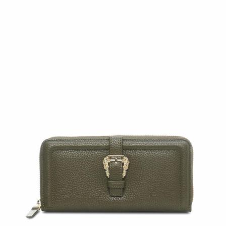 Versace Jeans Couture, Wallets Cardholders Zielony, Kobieta, Rozmiar: ONE Size