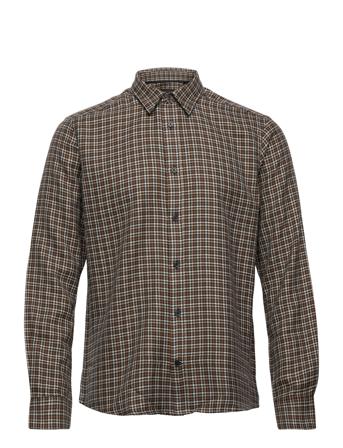 Onstevin Ls Viscose Check Reg Shirt Skjorta Casual Navy ONLY & SONS