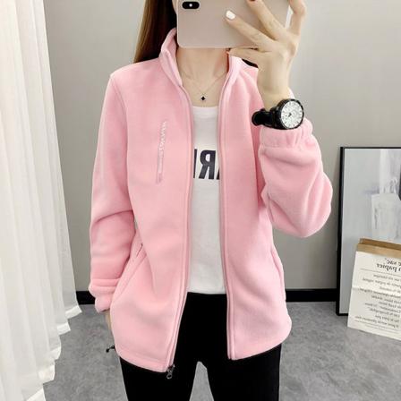 Kvinnor Långärmad Jacka I Enfärgade Överrockar