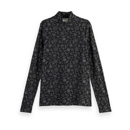 Scotch & Soda Top , Zwart , Dames , Maat: S