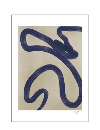 The Poster Club The Poster Club X Anna Johansson - Monday - Beige - 50X70CM