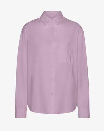 Organic Oversized Shirt - Pearly Purple - Female - 2XL