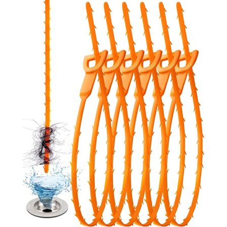 25 tuuman tukkeiden poistotyökalusarja - Viemärin tukkeiden poistotyökalu - Putkimiehen hiustenpoistaja - Viemärin puhdistustikut - Nopea ja helppo 