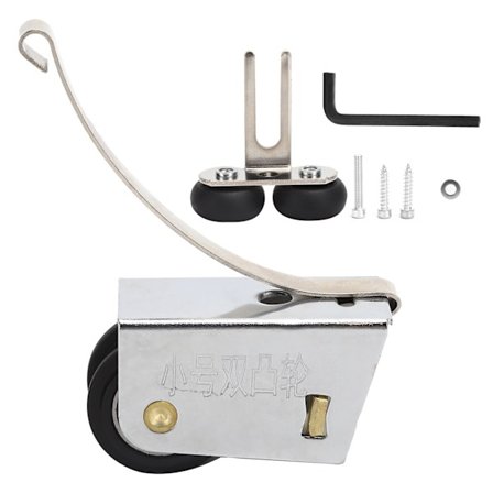 Liukuoven pyörästö, kaksiriviset rullat, ylä- ja alapyörä, työntö-veto, joustava, liukuoven varusteet