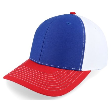 Richardson - Sininen adjustable Lippis - 312 Tri Royal/White/Red Adjustable @ Hatstore