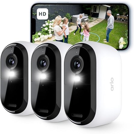 ARLO Essential HD Outdoor Security Camera 3Pack