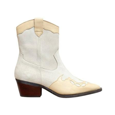 Dwrs Bari - WesternLaarzen , Beige , Dames , Maat: 38 EU Cowboylaarzen