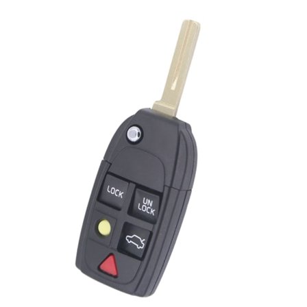 Volvo 5-knapps svart bilnøkkeldeksel