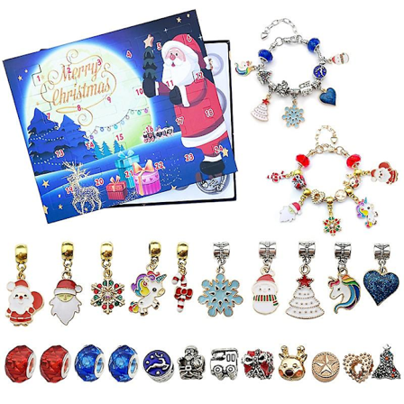 24 Dages Julekalender med Jingle Bells Overraskelse Blind Box Sæt Kreativ Gaveæske