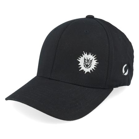 Transformers - Černá flexfit Kšiltovka - Splash Shield Decepticons Black Flexfit @ Hatstore