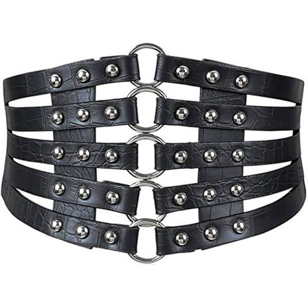 Retro ontto leveä vyö vyötärönauha joustava mekko koriste vyö