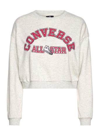Retro Chuck Heritage Crew Sport Women Sport Clothing Sport Sweat-shirts & Hoodies Sport Sweat-shirts Grey Converse