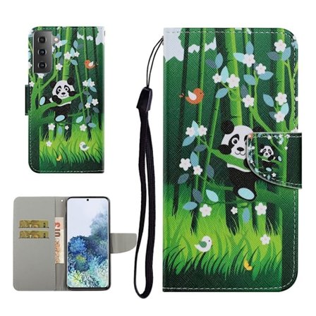 Wonderland Samsung Galaxy S21 Plus Flippetui - Panda