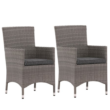 Venture Home Malin 9236-004 Karmstol 2-pack Grå, Utemöbler