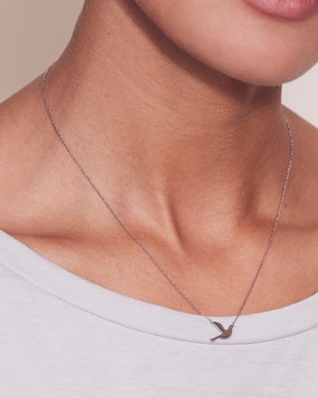 Edblad Dove Necklace Steel Couleur argent Bijoux Fille - Kids Brand Store