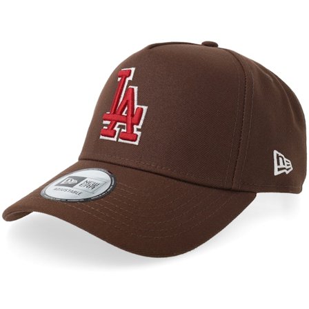 New Era - MLB Marron adjustable Casquette - Los Angeles Dodgers Outline Script A-Frame Adjustable @ Hatstore
